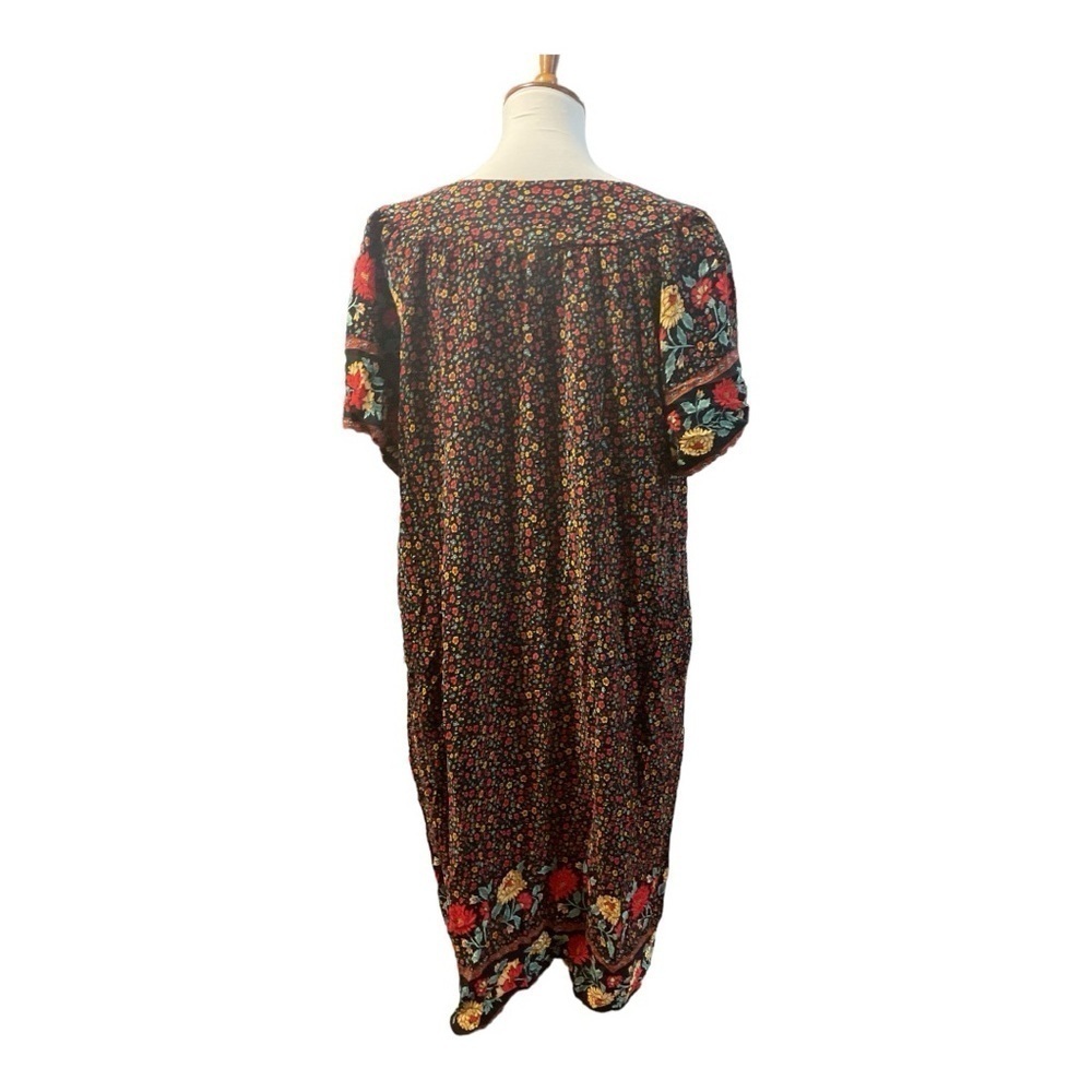 Ekquaer Women’s Nightgown Short Sleeve House dress w/ Pockets MuMu Dress - Picture 5 of 5